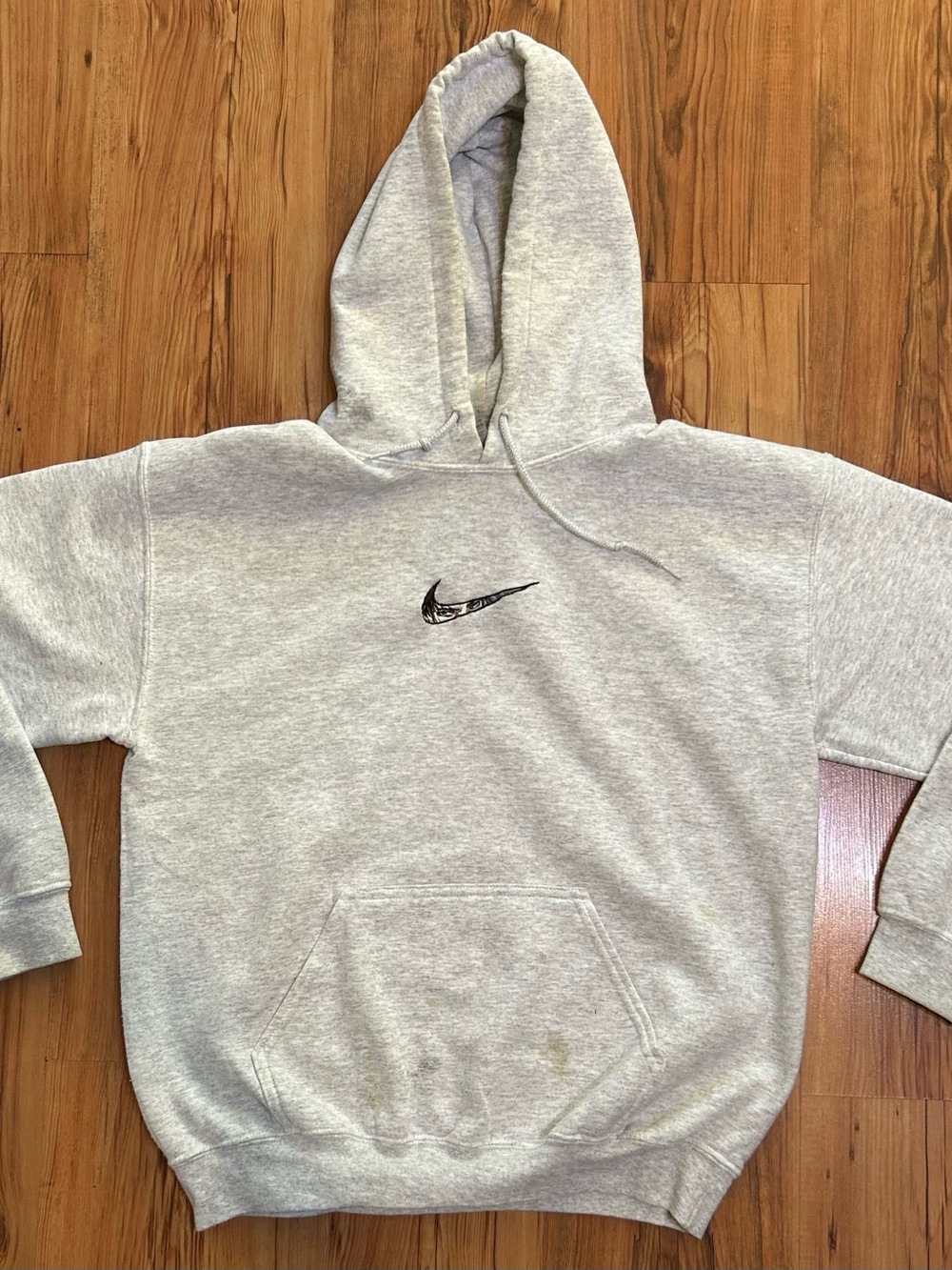 Attack on Titan x Nike Levi Custom Gray Fleece Pullover Hoodie